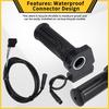Manopola Acceleratore Elettrica GregYoung 48V con Pulsante Cruise Control, con Cavo Adattatore di Ricambio, Compatibile con Jetson Haze/DYU Y16 Elettrica