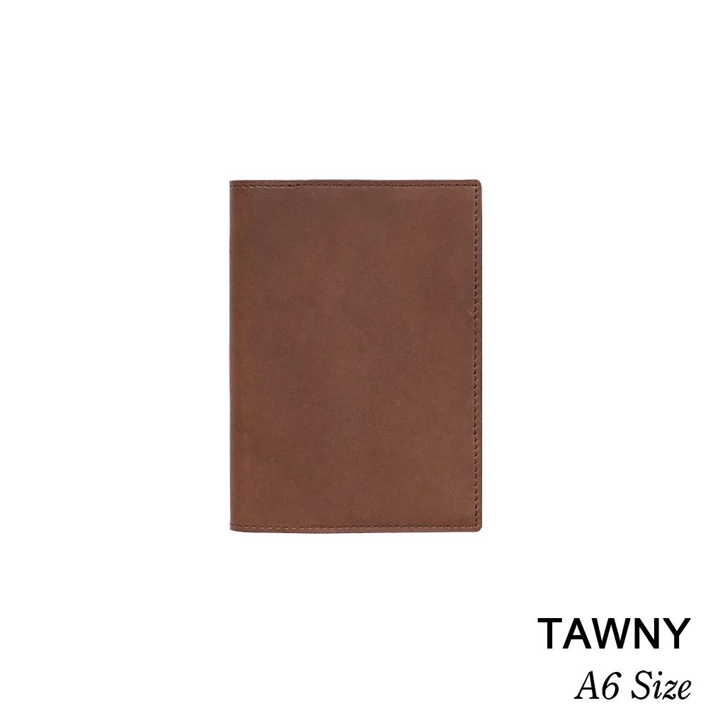 Nachfüllbares Leder A5/ B6 Slim/ A6 Notizbuch Journale Handgemachte Leder Tagebuchhülle mit 88 Blatt Papier für Schule Büro Schreiben