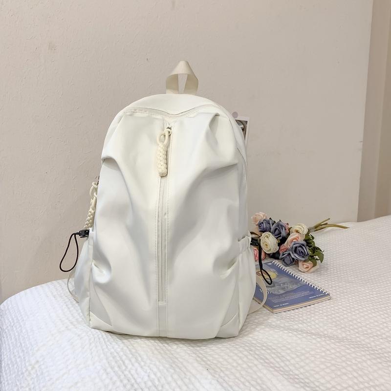 Schoolbagins Junior High School School Bag Harajuku Large Capacity Leisure Sports Backpack Simple and Lightweight Travel Backpack