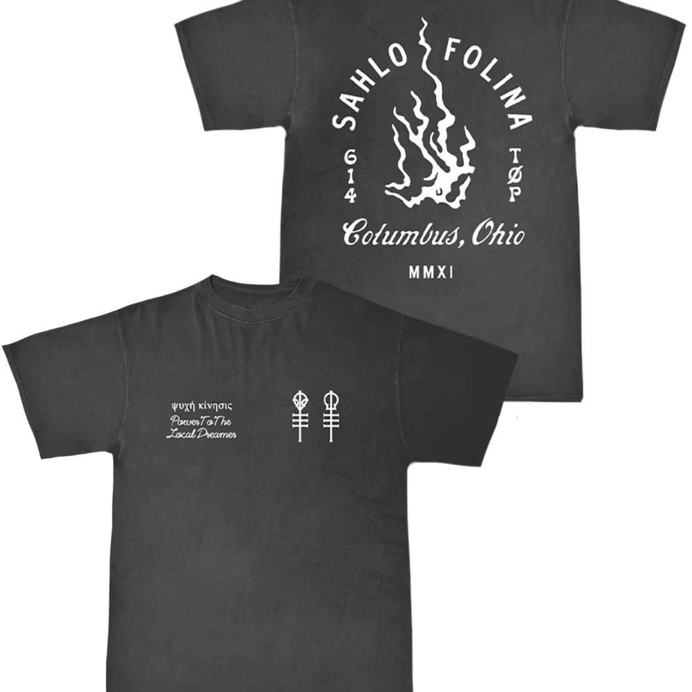 

Винтажная повседневная футболка Twenty One Pilots Band Женская Мужская Короткий рукав Оверсайз Рэпер Хип-хоп Панк Уличный Харадзюку Хлопковые футболки S чёрный