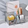 Multi-functional Desktop Organizers with Drawers (Set of 2)