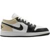 New Jordan Air Jordan 1 Anti Slip Wear Resistant Low Top Children's Basketball Shoes White Black 553560-153