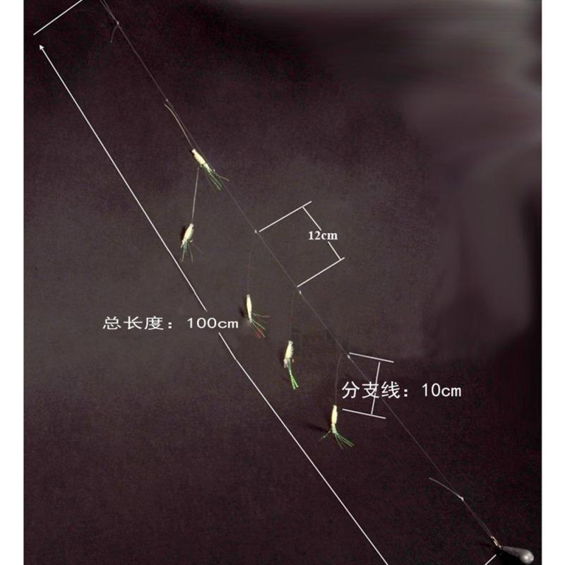 5 sztuk / zestaw Luminous Shrimp hook przynęta wędkarska pojedynczy haczyk przynęta przynęty hak miękka przynęta fałszywa miękka przynęta