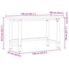 Workbench 140x60x81.5 cm Solid Oak