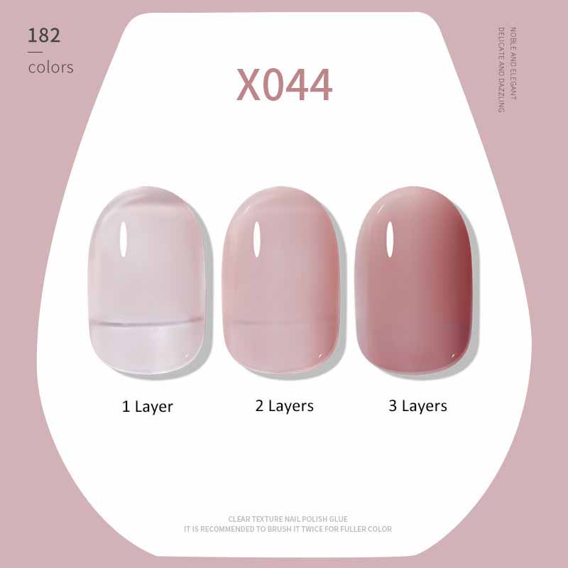 

7,3 мл профессиональный набор гель-лаков Nude Ice, долговечный набор для салонного маникюра, домашний инструмент для дизайна ногтей