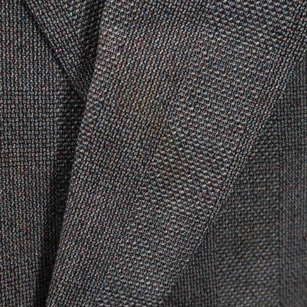 LANVIN wool tailored jacket R48-45 Gray Men's Used