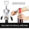 Wine Opener Premium Multifunctional Wing Corkscrew Wine Bottle Opener Suitable for Kitchens Restaurants Bars and Waiters.