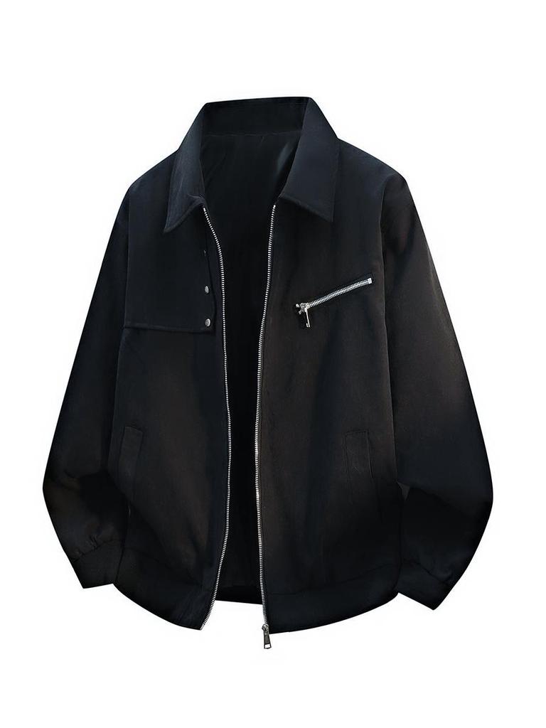2026 Men's Trendy Loose Lapel Jacket - Versatile Cross-Border Outerwear Top