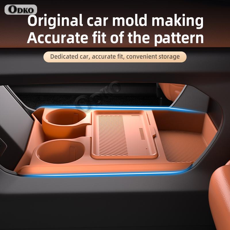 For JETOUR Great Saint Silicone Storage Box  Center Console under Layer Modification Special Car Interior Accessories Organizer