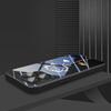 Black Gold Rose Patterned Glass Phone Case Suitable for iPhone 17 16 15 14 13 12 11 Pro/Max/Plus Anti Drop and Shockproof