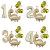 Vintage Matte Dinosaur Aluminum Film Balloon Package Birthday Party Decoration Baby Shower Balloon Arrangement