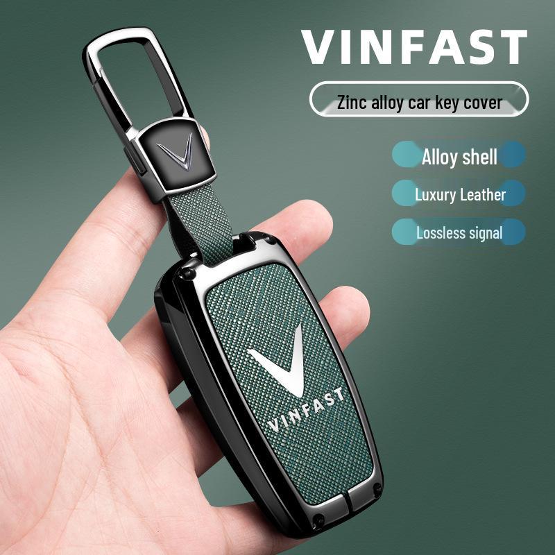 Vinfast Vietnam Car Key Case for Zhonghua V5/VF8 VF3/5/9 High-End Key Bag with Buckle for Men