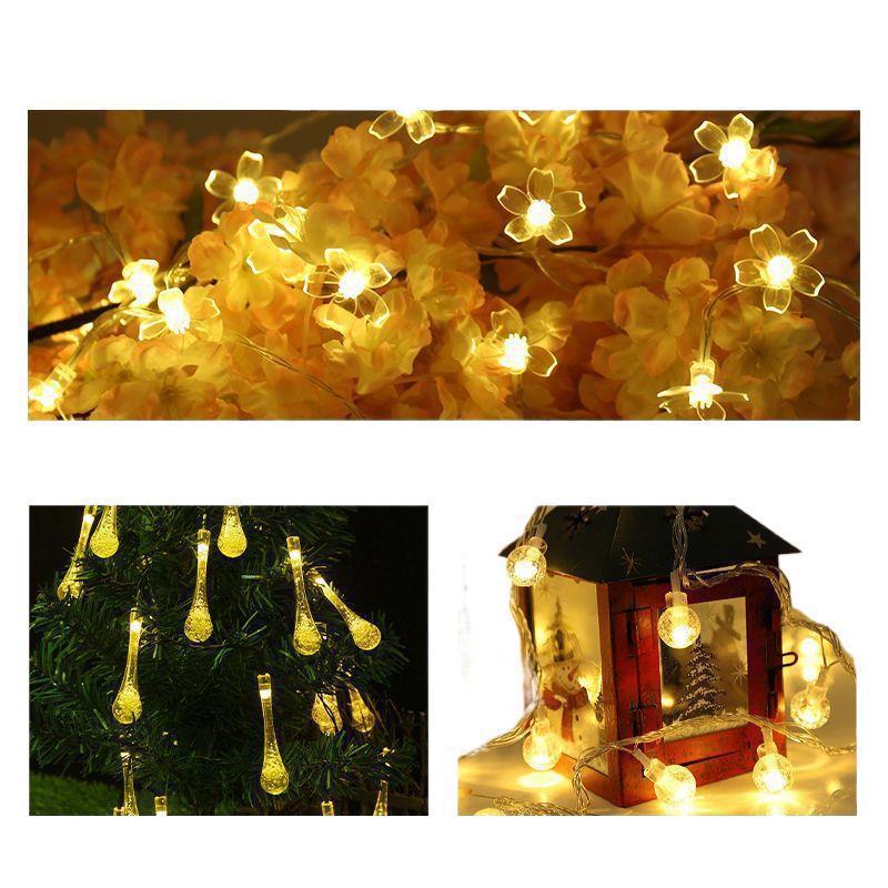 Solar LED Fairy String Lights: Waterproof Outdoor Patio & Garden Decor Lights for Tree Wrapping