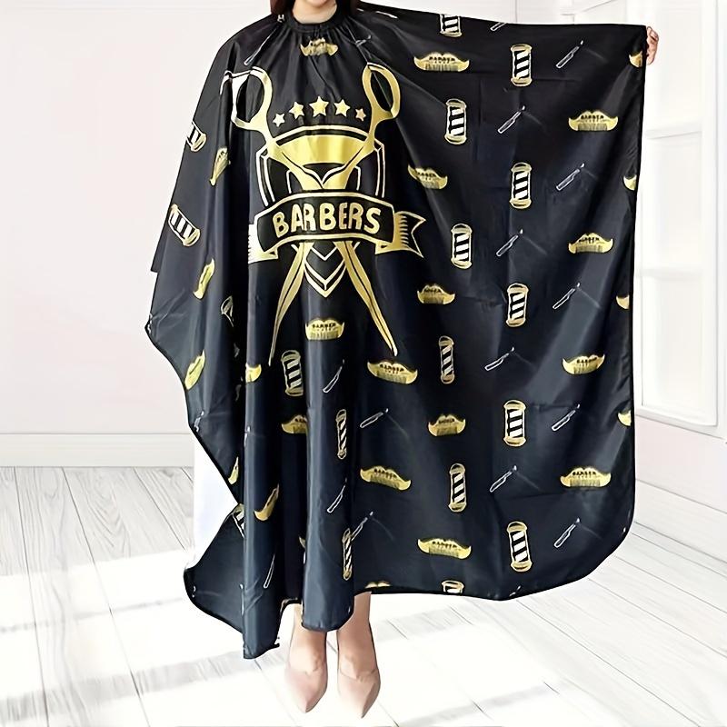 Barbers Professional Hair Cutting Cape, Polyester Fashion Clipping Shawl, Anti-Static, Non-Stick, Shatterproof Hair Shawl Wrap for Salon Use