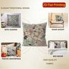 2D Floral 3D Embossed Pattern Pillow Covers Pattern Cushion Cover Suitable For Sofa Bedroom Car Pillow Cover