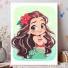 Disney Pearl Painting Moana Q Version Image Handmade DIY Pearl Gem Painting Pictures Crafts Special Shape Home Wall Decoration