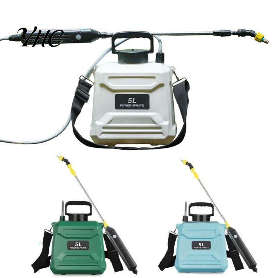 Wiederaufladbarer Elektrischer Sprüher 1,3 Gallonen/2,1 Gallonen Eingebaute 18650mAh Batterie Garten Feiner Nebel mit Teleskop-Sprühstab für Pflanzenbewässerung