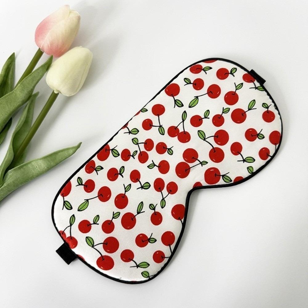 Pure Silk Eye Shading Mask Portable Night Eyepatch Soft Travel Blindfold Night Sleep Relax Aid