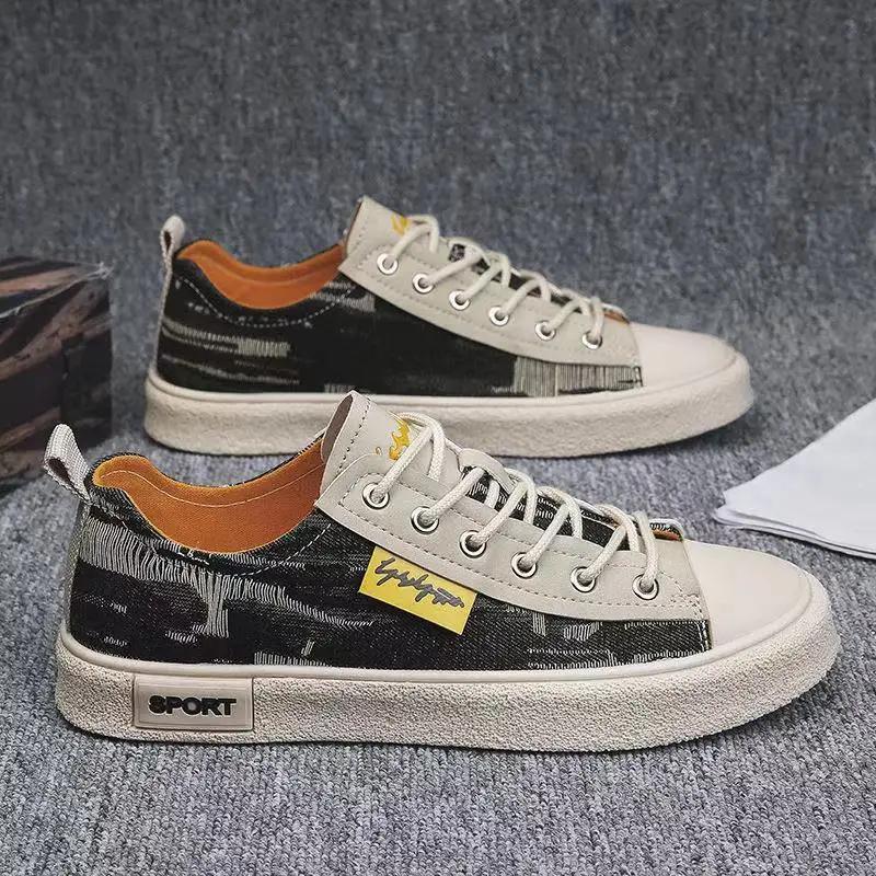 Fashion Chunky Fashion 2024 Sneakers Canvas Male Shoe Classic Original In Promotion Without Leather Size 45 Trend New Men's Casual Shoes