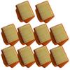 10 Stück Luftfilter 41481410300 Ersatz für FS490 FS510 FS560 Luftfilter Garten-Motorgeräte-Zubehör