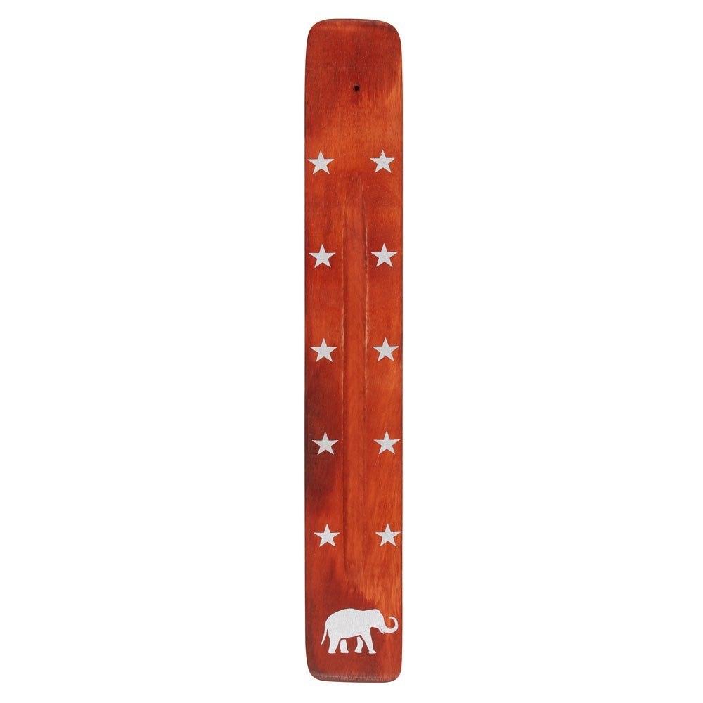 Sdf137202 Elephant Wooden Incense Ash Catcher