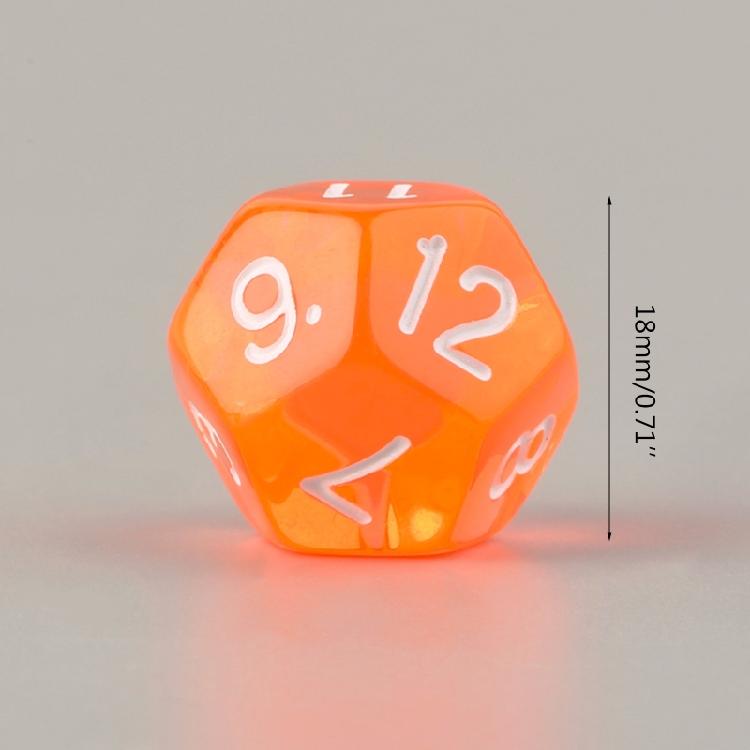 Acrylic Dices For Party Family DIY Games Printing Engraving Kid Educational Toys