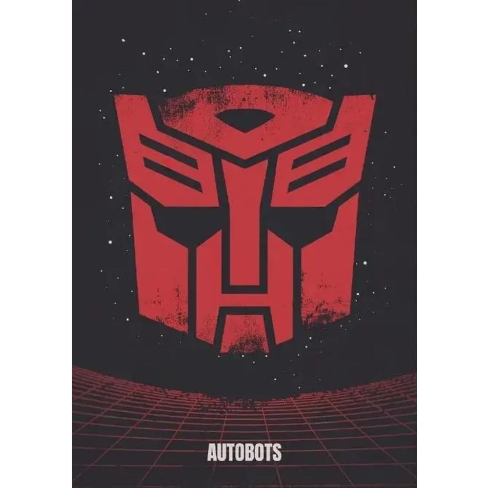 Transformers Bumblebee Optimus Prime Targhetta Decorativa in Metallo Regalo per Ragazzi Decorazione da Parete