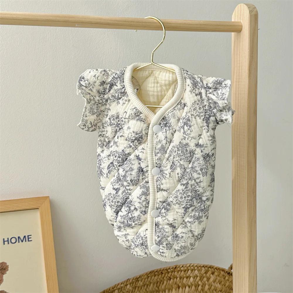 Pet Flying Sleeve Vest Pet Clothes Cotton Clothing Small Dog Cat Clothing Home Clothes Dog Jacket Puppy Clothes for Small Dogs