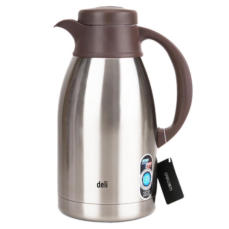 Deli 8967 1.9L Stainless Steel Vacuum Thermos Pot
