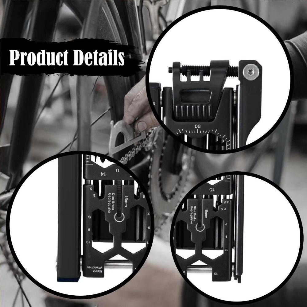 Magnetic Bicycle Repair Kit Portable Detachable Tool Kit Combo Set Bike Multi Tool Outdoor Cycling