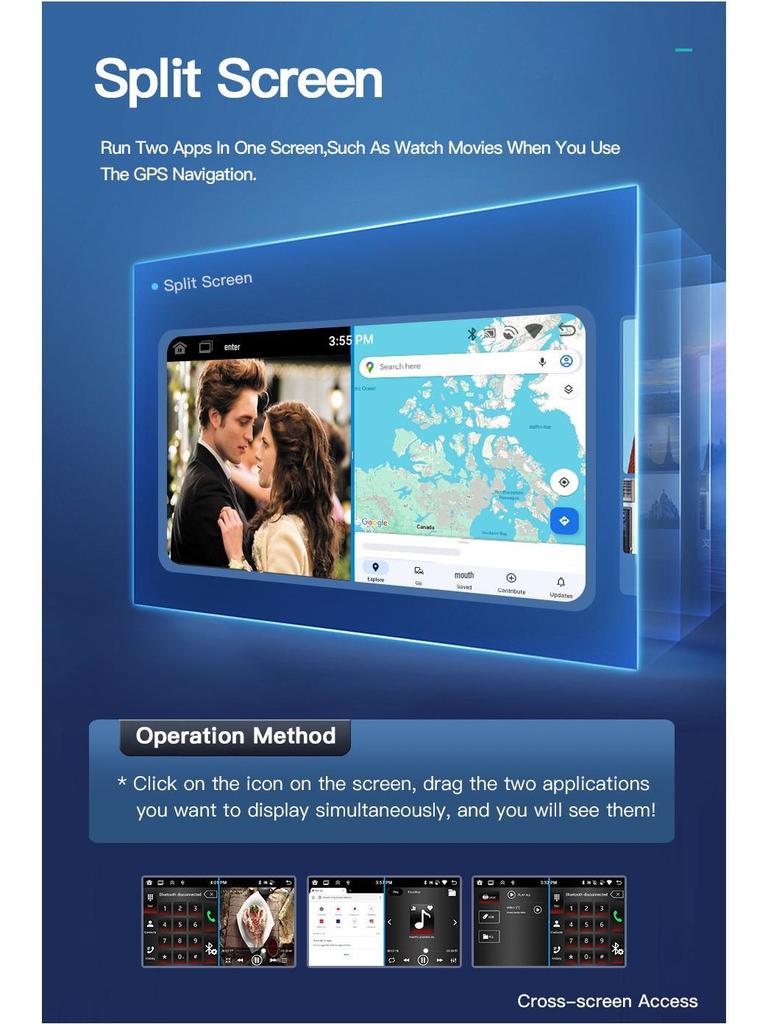 Ford Kuga Reversing Camera & Big Screen Navigation CarPlay System