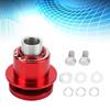 Car Quick Release 360 degrees  Steering Wheel Hub Adapter Kit 310‑101 (Red)