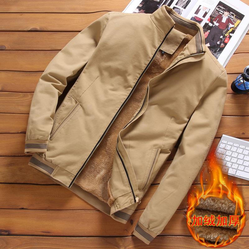 

2026 Autumn and Winter Pure Cotton Men s Warm Jacket Casual Loose L верблюд