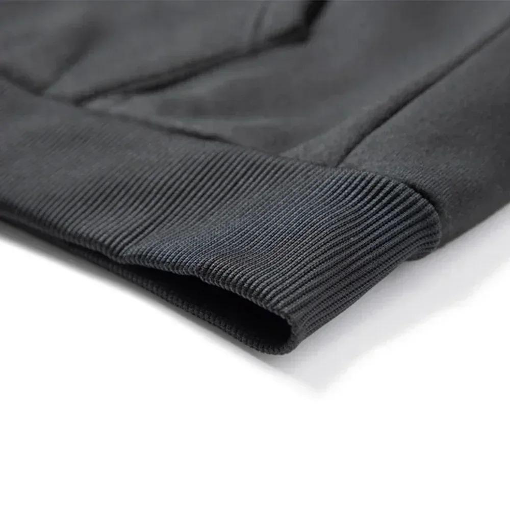 New Style Letter Print Sports Men's Fleece Lined Thick Hooded Long Sleeve Spring-Autumn Leisure Sports Pants