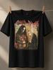Emperors Tribute Dark Metal Duo Photo Collage With Jagged Red Logo Lettering And Vintage Grunge Unisex All Tshirt