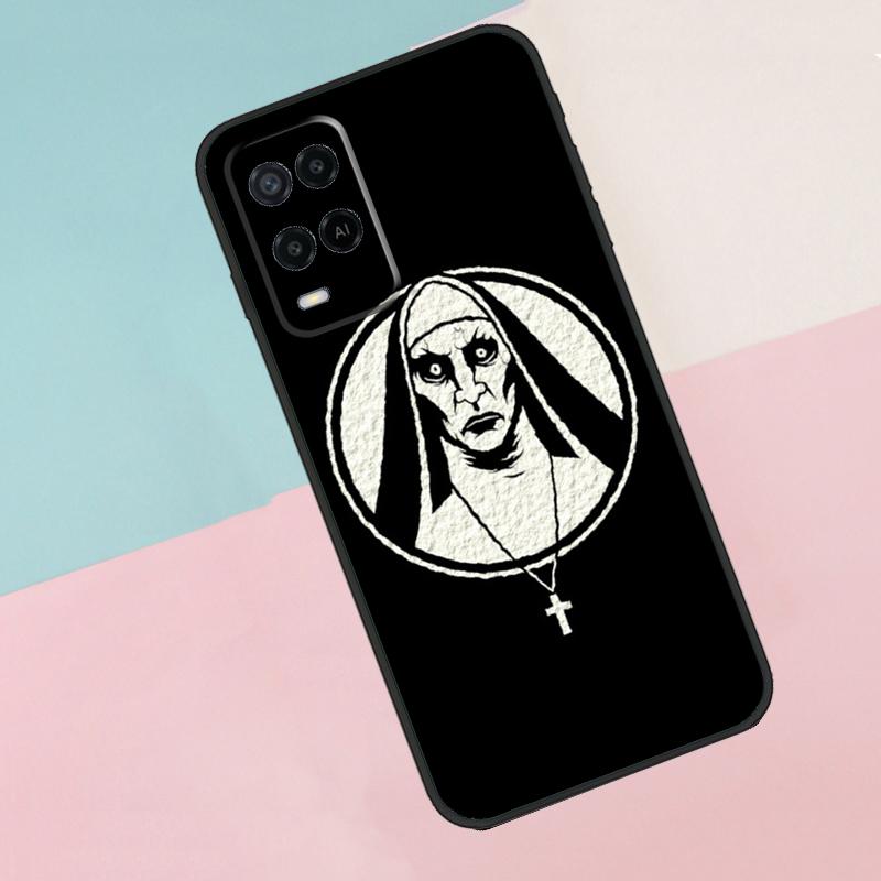 

The Nun Valak Horror For Oppo A17 A77 A60 A74 A94 A54 A18 A38 A58 A78 A98 A40 A80 A16 A76 A96 A15 A57S Phone Case OPPO A91