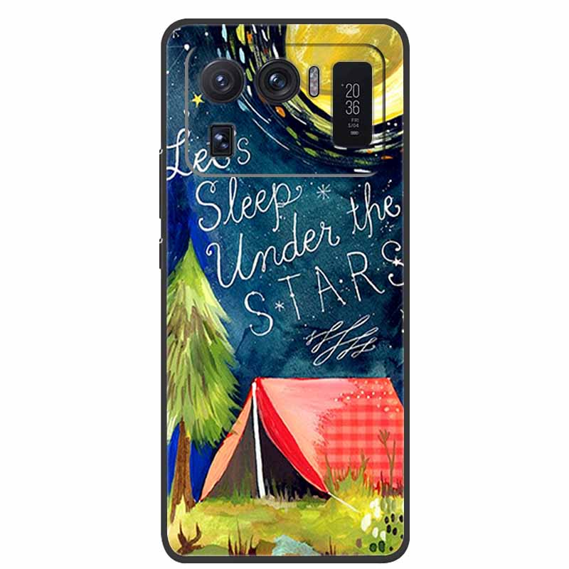 For Xiaomi Mi 11 Ultra Case 6.81 Shockproof Soft silicone TPU Back Cover Cases For Xiaomi11 Ultra Phone fundas Mi11 Ultra Cute