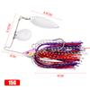 PROBEROS Lure Bait 5-color Tassel Bearded Guy Alloy 10g15g20g