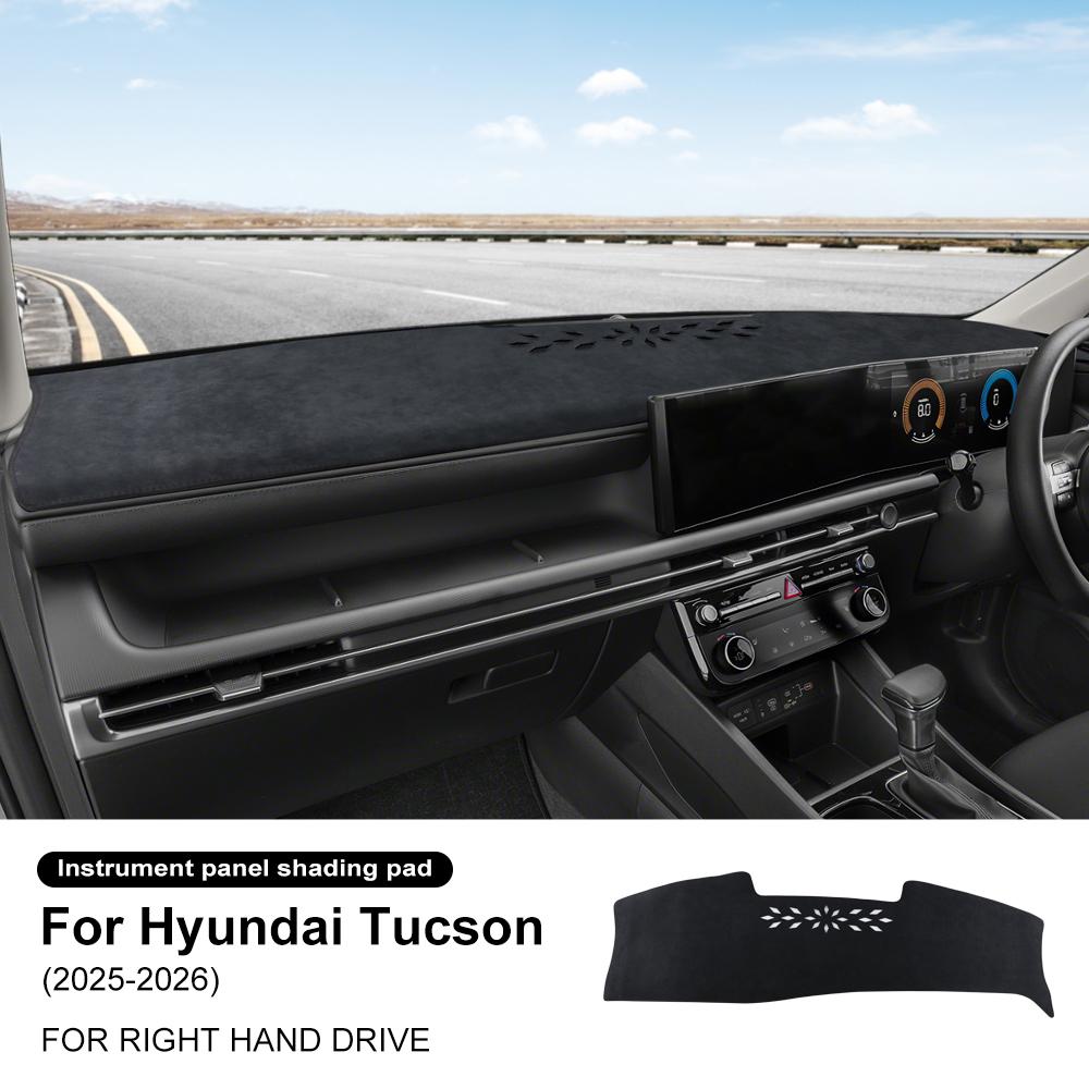 For Hyundai Tucson NX4 Facelift 2025 2026 Car Dashboard Cover Flannel Board Mat Carpet Pad Sunshade Cape Cushion Dashboard Cover