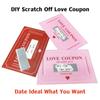 Rubbellose Liebescoupons, 20 Stück, DIY Valentinstag Liebescoupons, Kreative Geburtstagsgeschenke für den Freund