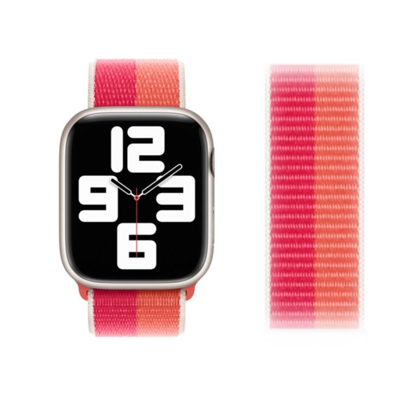 Pasek Nylonowy z Pętelką Do Pasków Apple Watch 44mm 40mm 49mm 41mm 45mm 46mm paski Bransoleta iWatch Seria 7 6 5 se 8 9 ultra 2 3 10 11