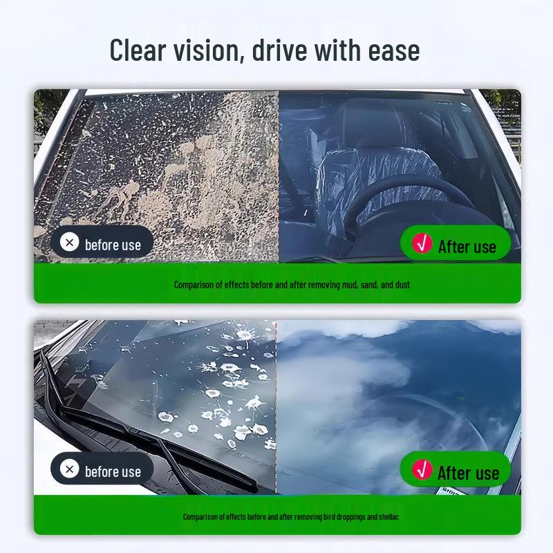 Rainproof Windshield Oil Film Cleaner & Water Spot Remover Concentrated Liquid