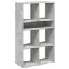 VidaXL Bookcase Concrete Grey 66x31x112 Cm Engineered Wood, Storage Cabinet, Storage Shelf, Unit of 860304