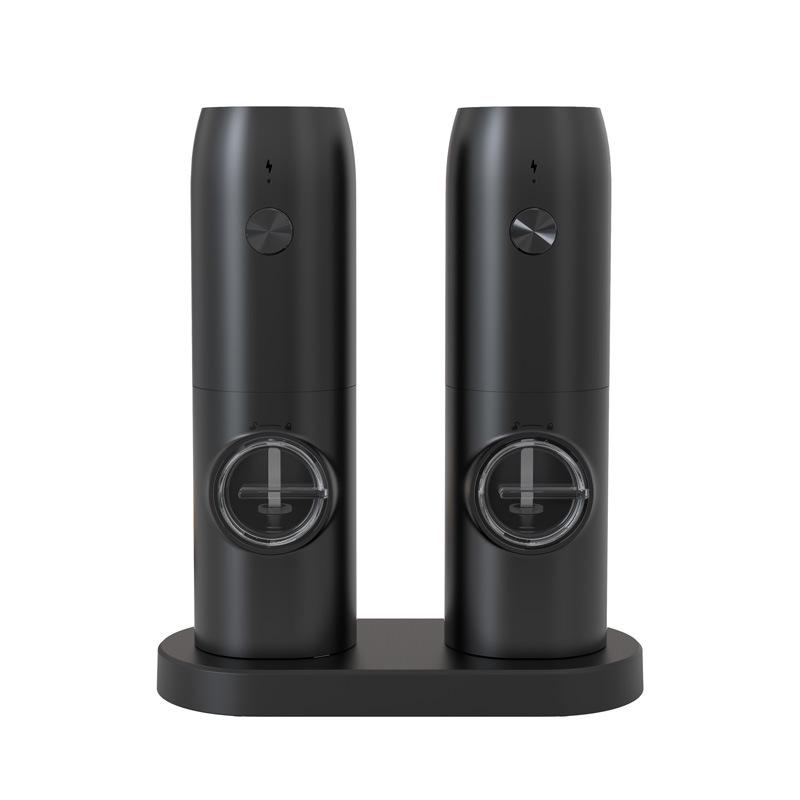 Electric Black Pepper Grinder, Stainless Steel Kitchen Tool with Reinforced Grinding Core