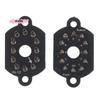 S-1/4Pcs 12pin Ceramic Nixie Tube Holder Socket For IN-12 Glow Tube Socket Tube Holder IN12 Vintage Display Parts