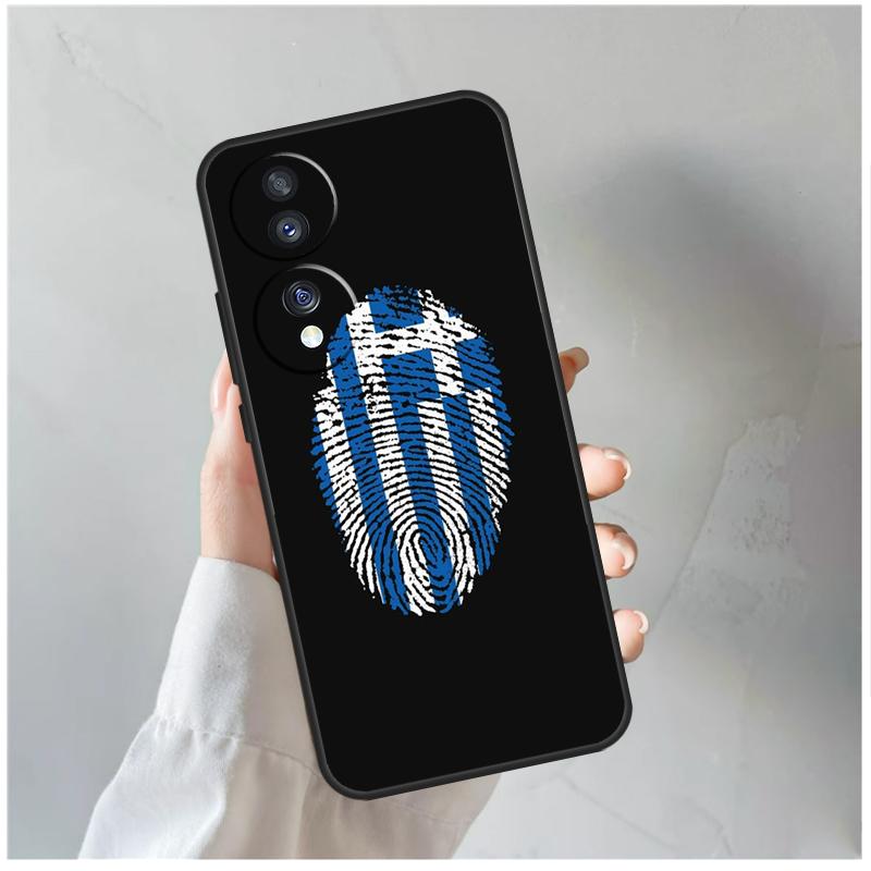 Greece Greek Flag Case For Honor 90 Lite 50 70 Magic 5 6 Pro X6 X7 X8 X9 X6a X7a X8a X9a X9b X8b Cover Coque