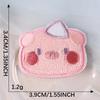 Cartoon Embroidery Label Cute Animal Avatar Badge Cloth Label Clothing Accessories Patch Decoration Self-Adhesive Embroidery Cloth Sticker