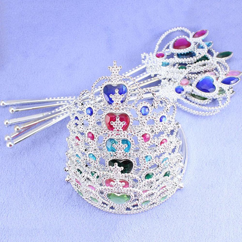 Wands Crown Heart-Shaped Headband Headwear Kids Toy Fashion Accessories Hair  Styling Accessories