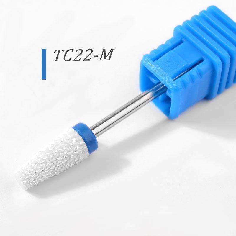 Ceramic Bullet-Shaped Nail Drill Bit for Nail and Dead Skin Removal