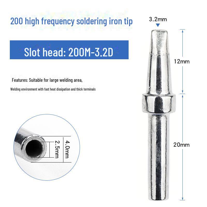 High-Frequency 203H 90W Soldering Iron Tip, Industrial 200-K Drag Soldering Knife Tip
